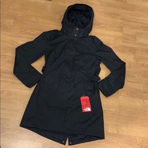 NWT The North Face Laney Trench - Black, M